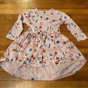 Tea Collection long sleeve floral dress size 3